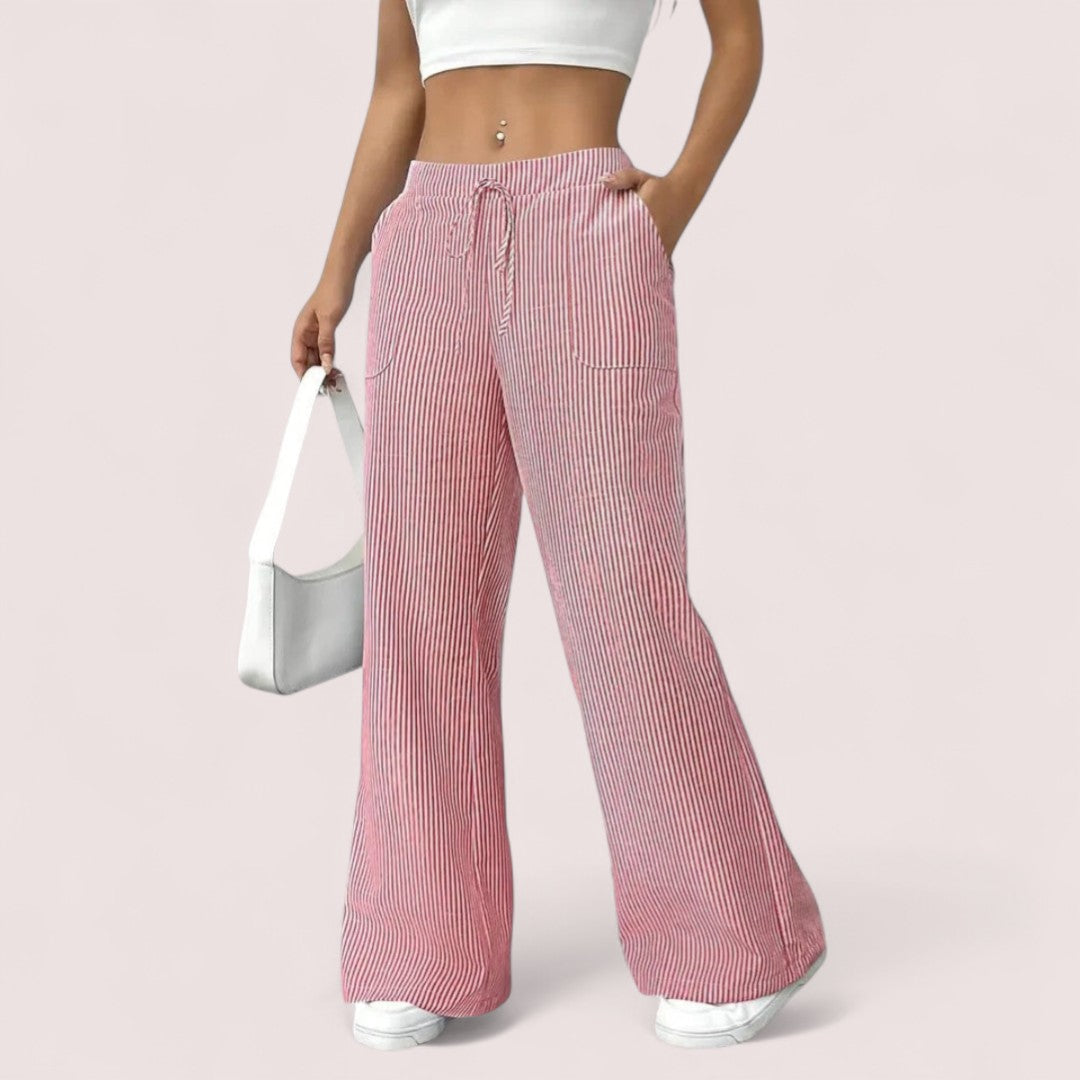 Linnea Stockholm | Byxa med vida ben