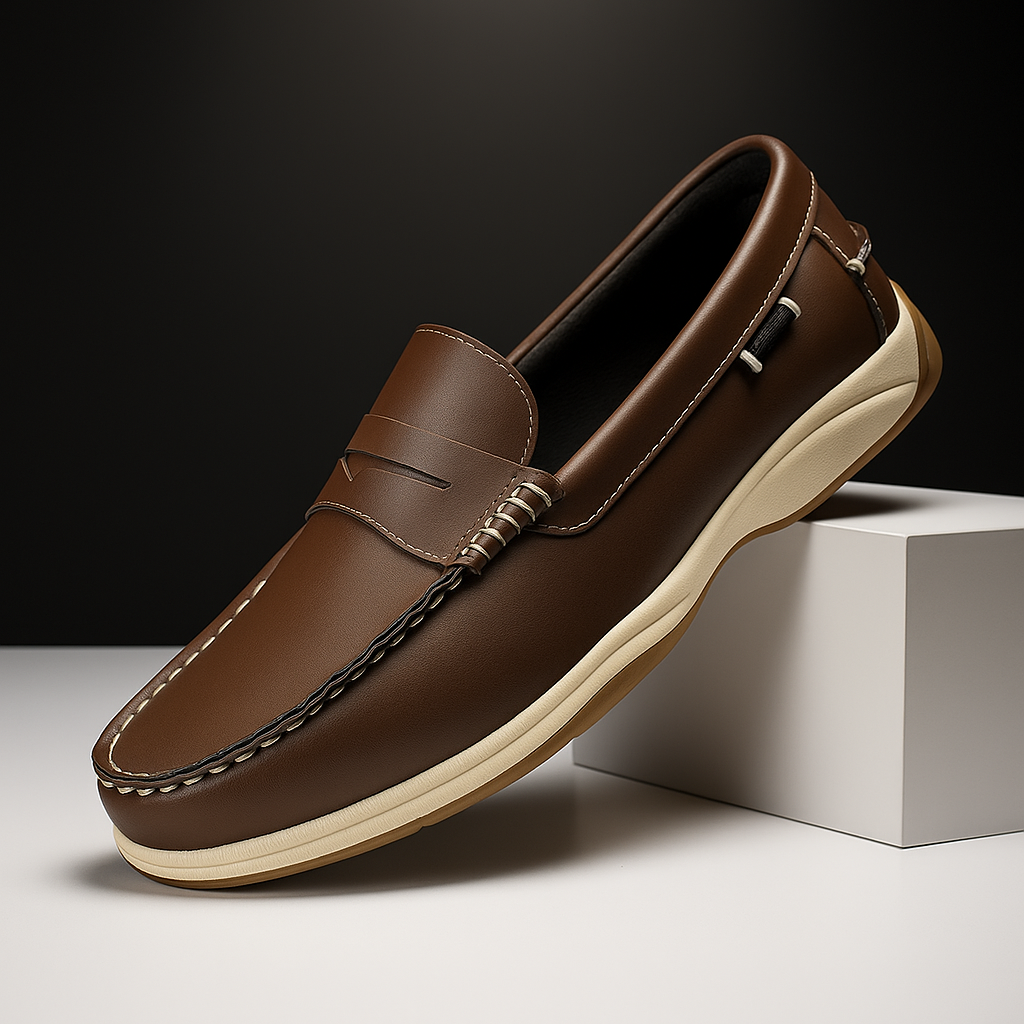 Gunston läderloafers