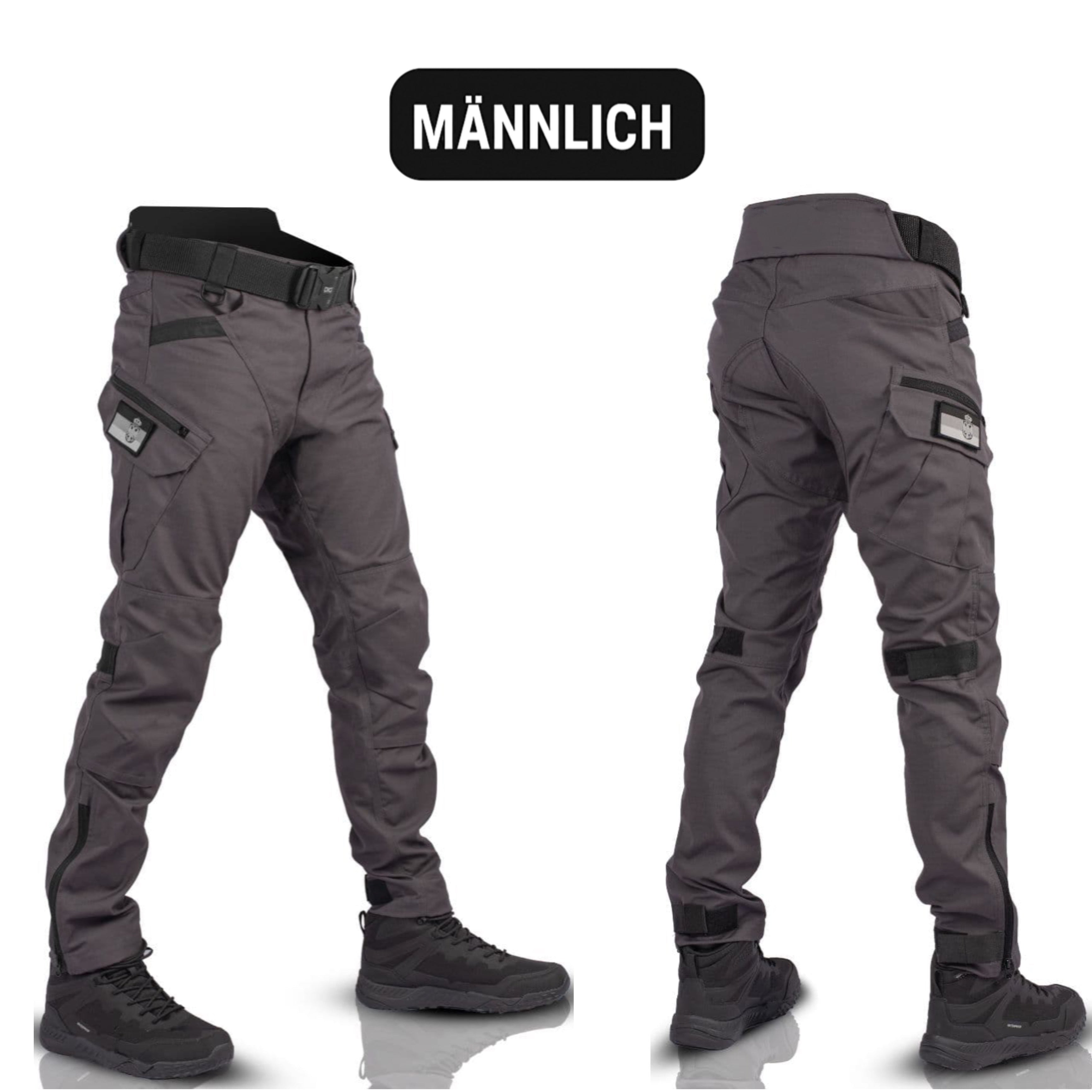 Joketland™️ - Arbetsbyxor med 10 fickor