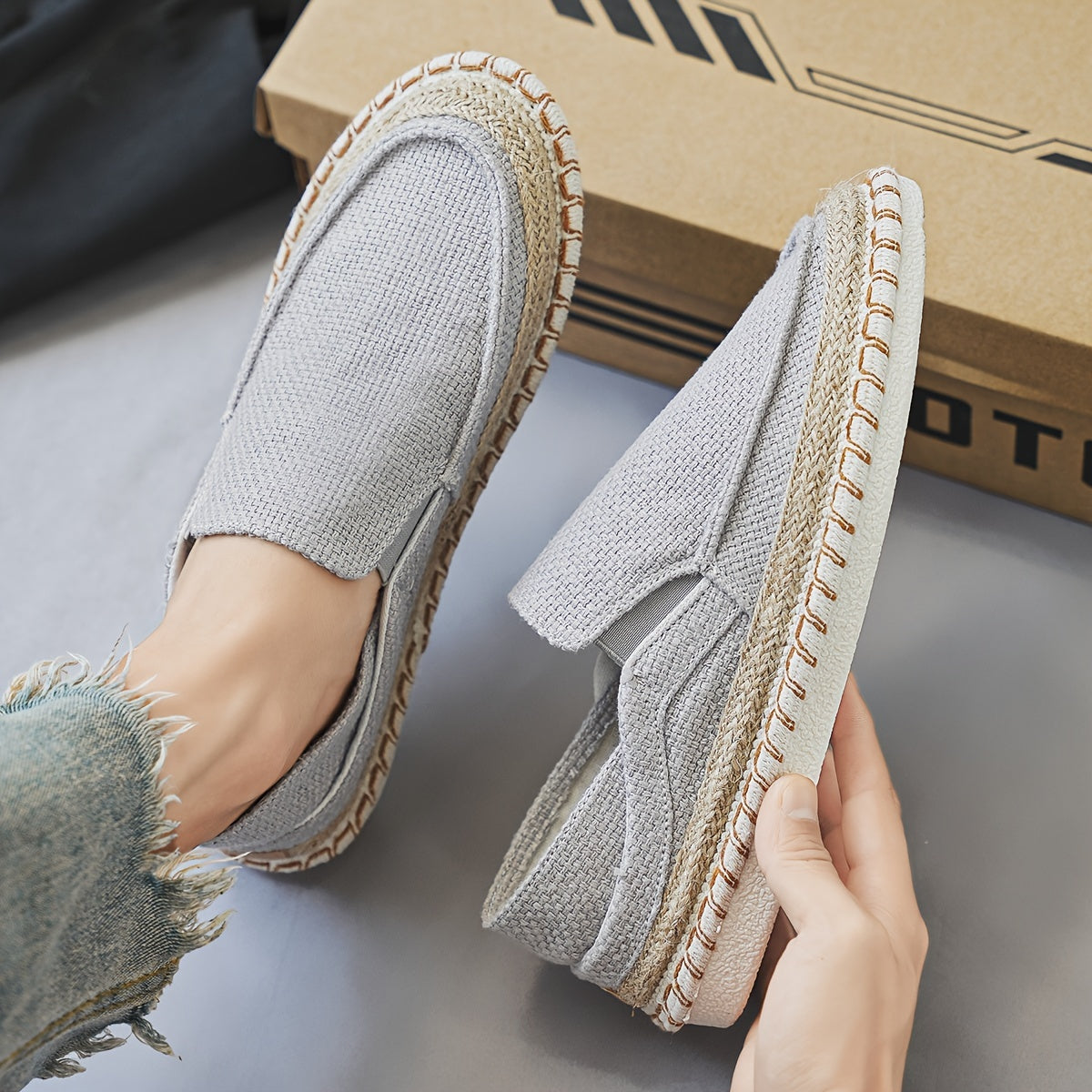 Coastal Weave | Slip-On Skor