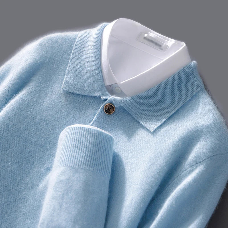 Belford | Cashmere Polo Sweater