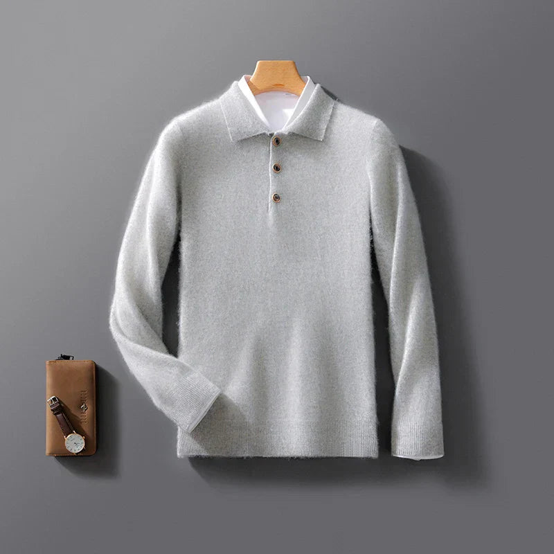 Belford | Cashmere Polo Sweater