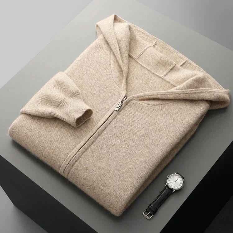 Caruso | Cashmere Zip Hoodie