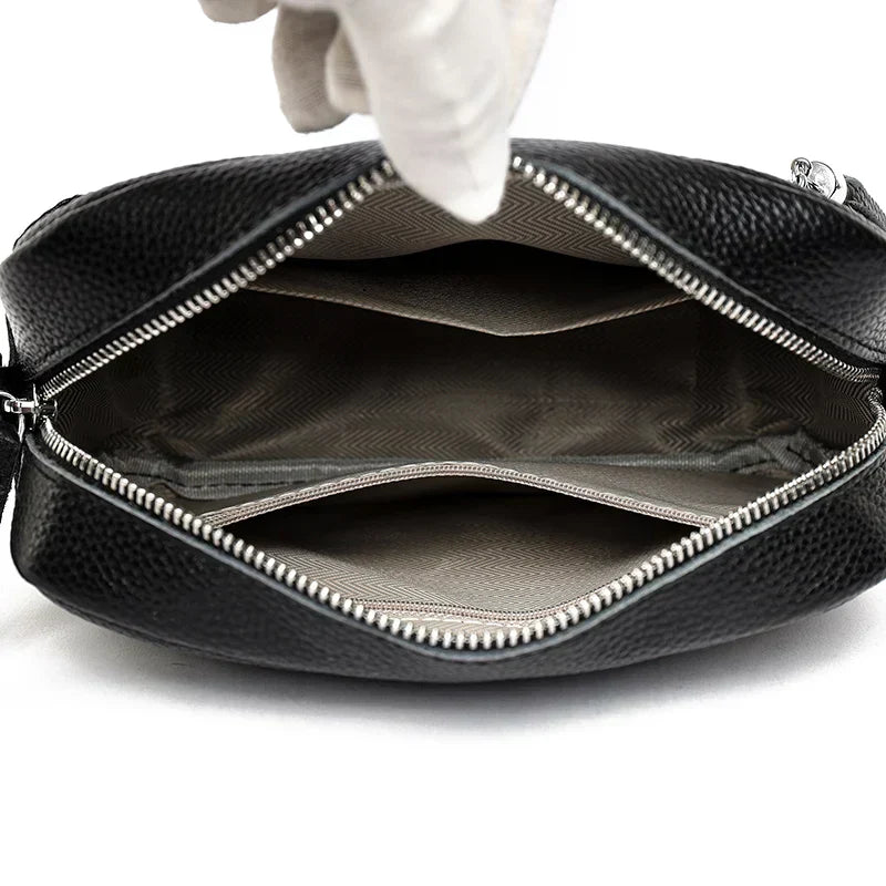 Bianca | Raffinerad Läderaxelväska