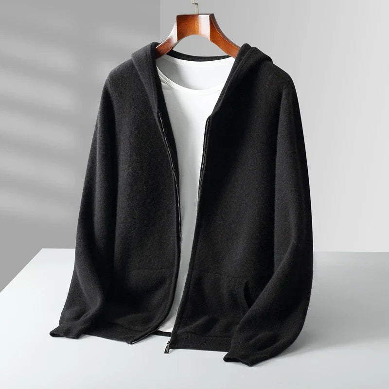 Caruso | Cashmere Zip Hoodie