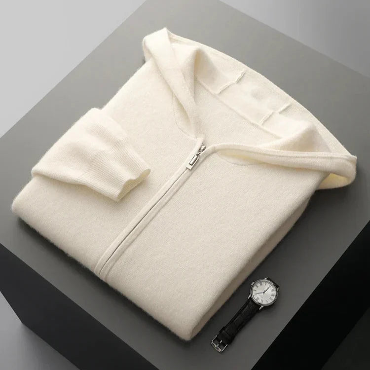 Caruso | Cashmere Zip Hoodie