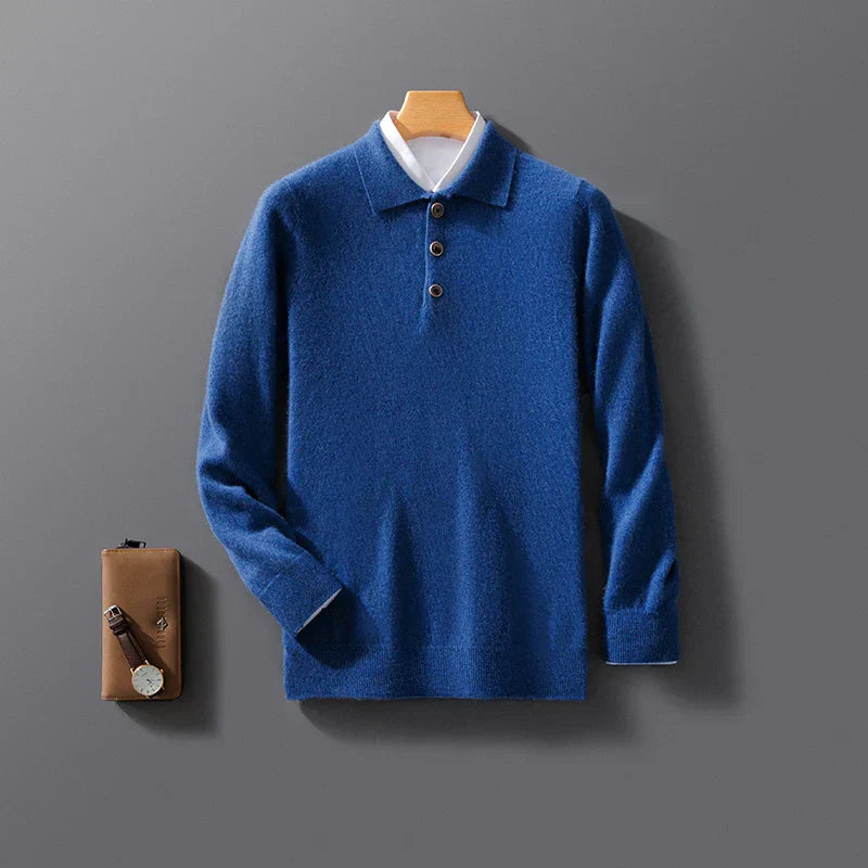 Belford | Cashmere Polo Sweater