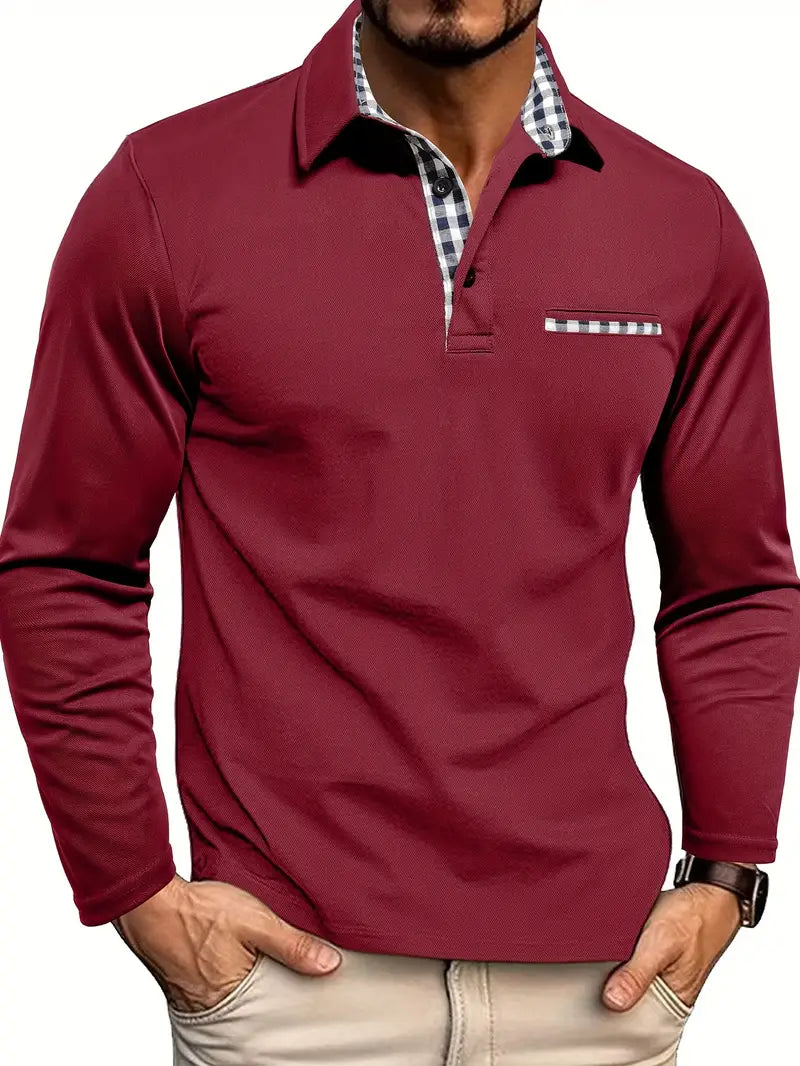 Van Laar – Långärmad Polo-Shirt