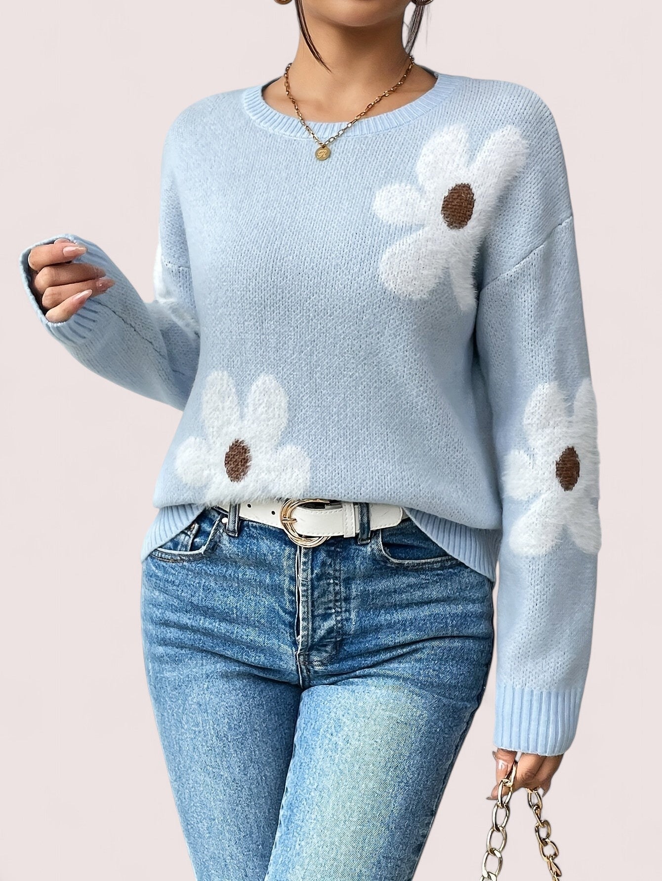 Linnea Stockholm | Elegant Blommig Tröja