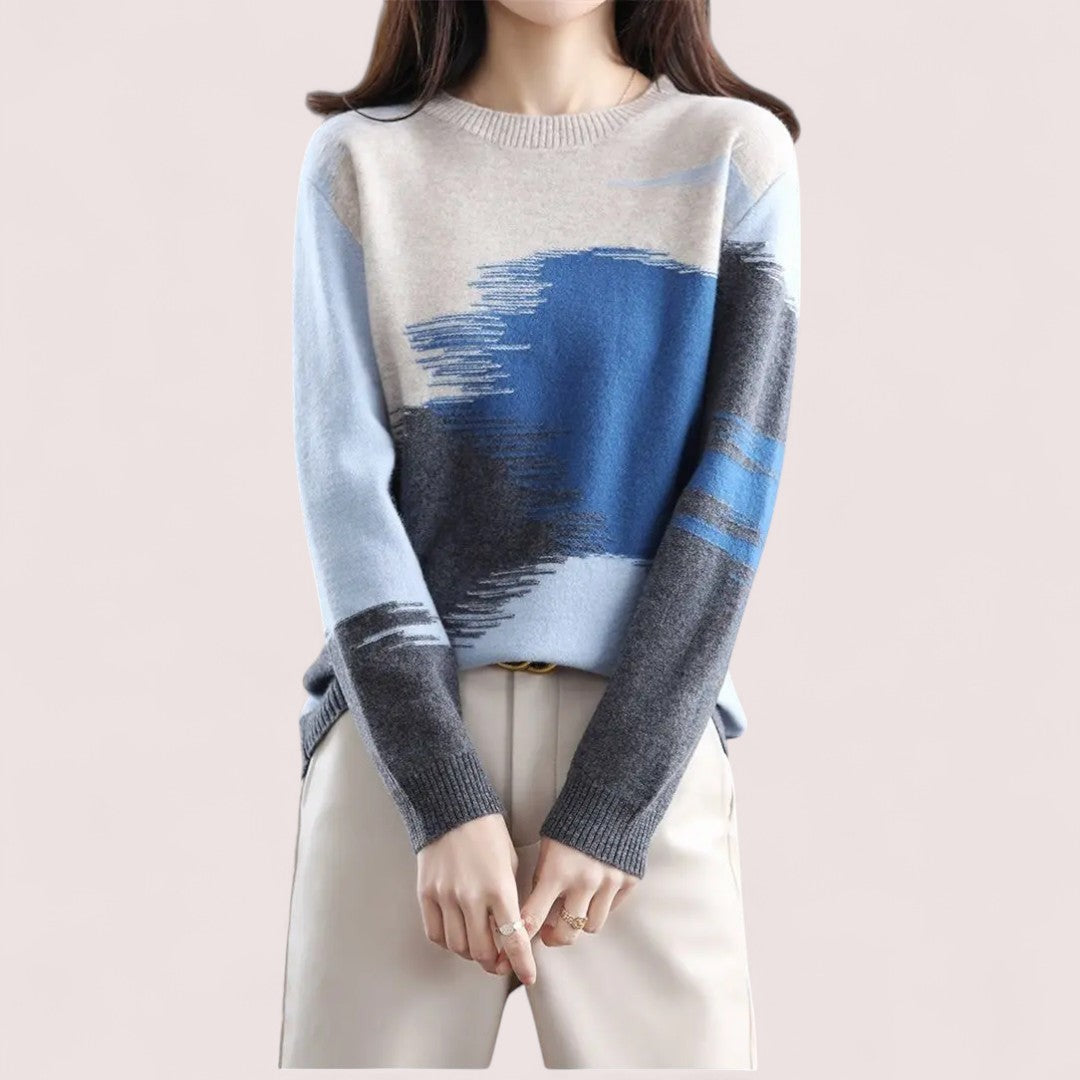 Linnea Stockholm |  Tie Dye Stickad Tröja