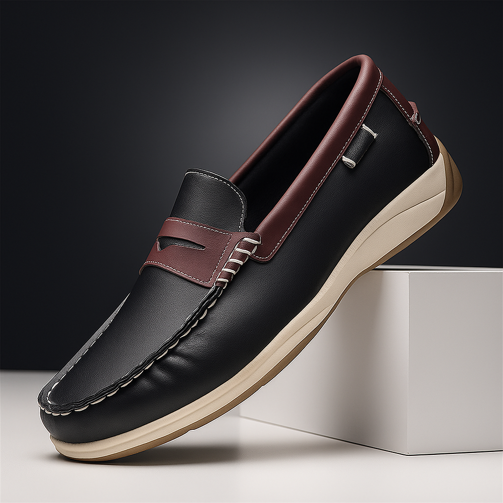 Gunston läderloafers