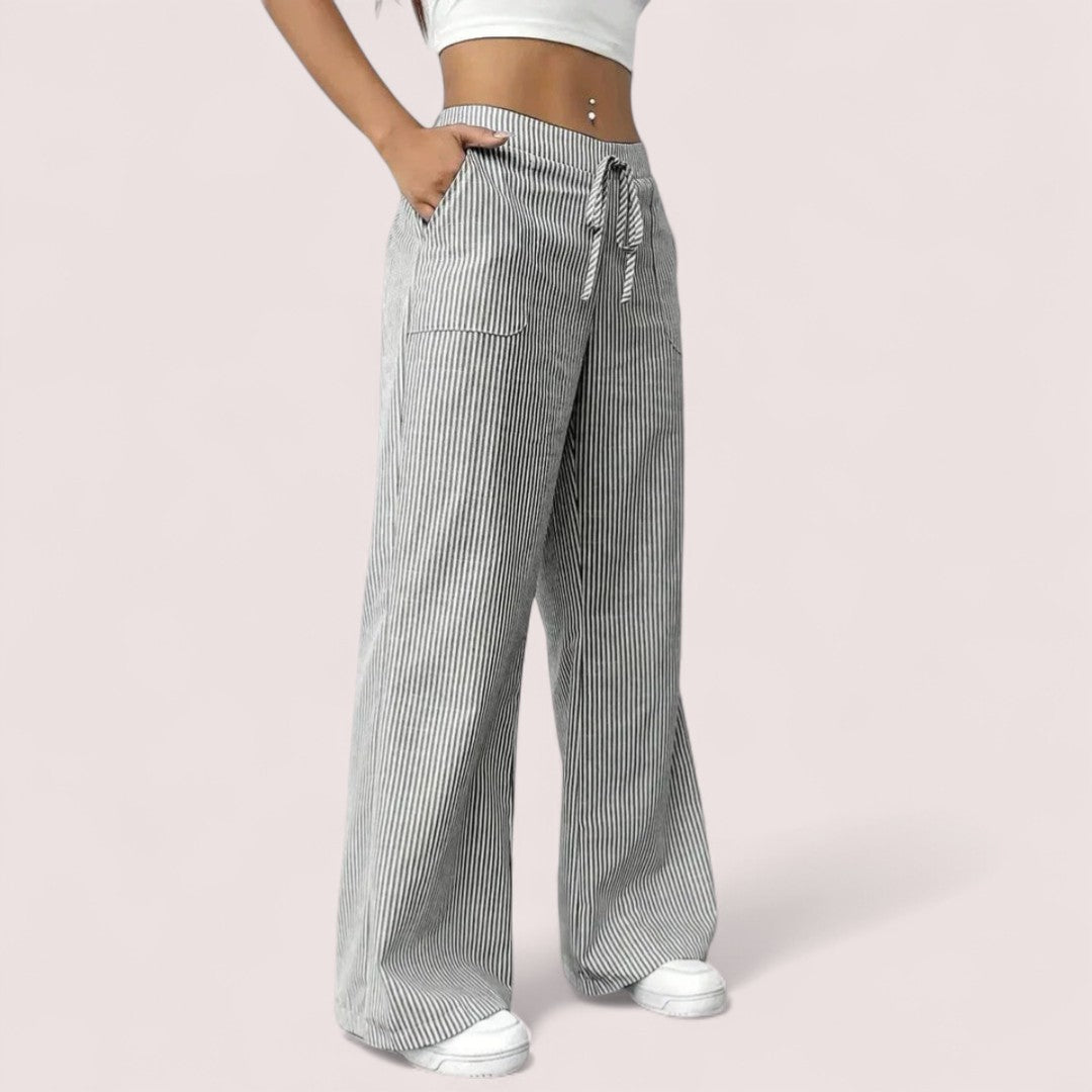 Linnea Stockholm | Byxa med vida ben