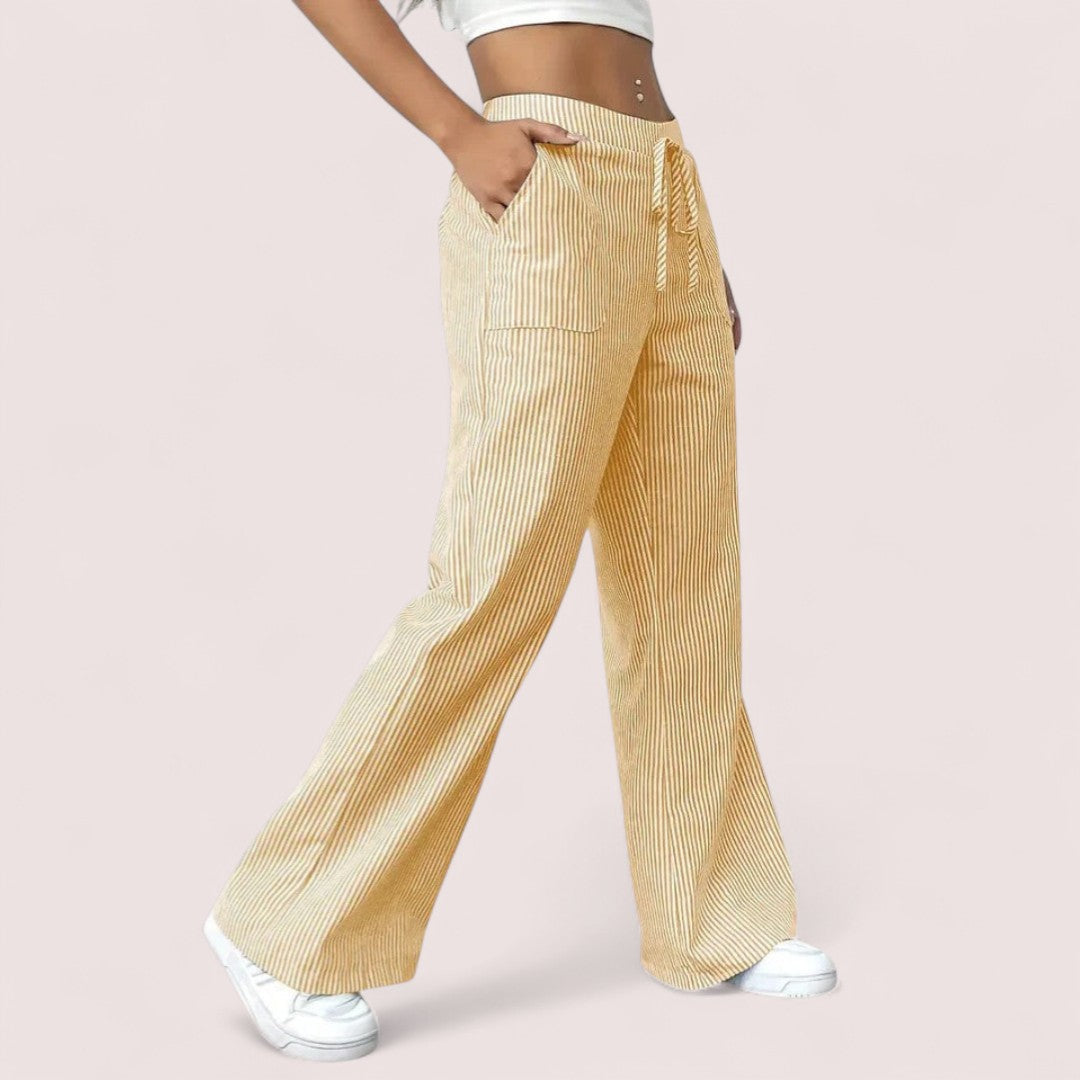 Linnea Stockholm | Byxa med vida ben