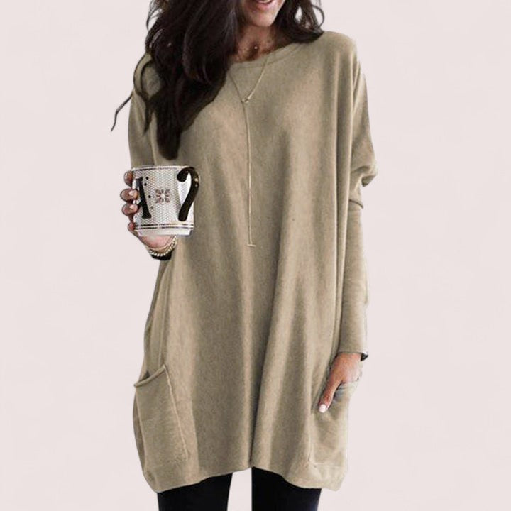 Linnea Stockholm |  Oversized Rundhalsad Tröja