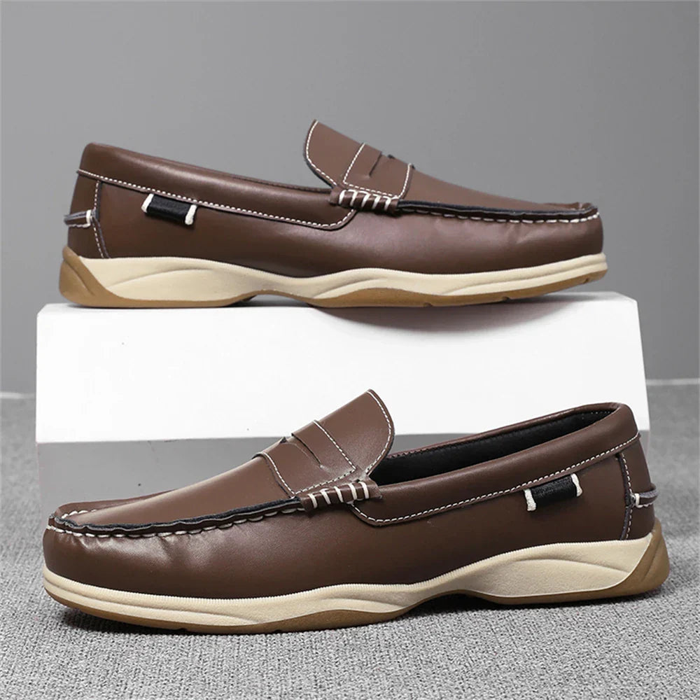 Gunston läderloafers