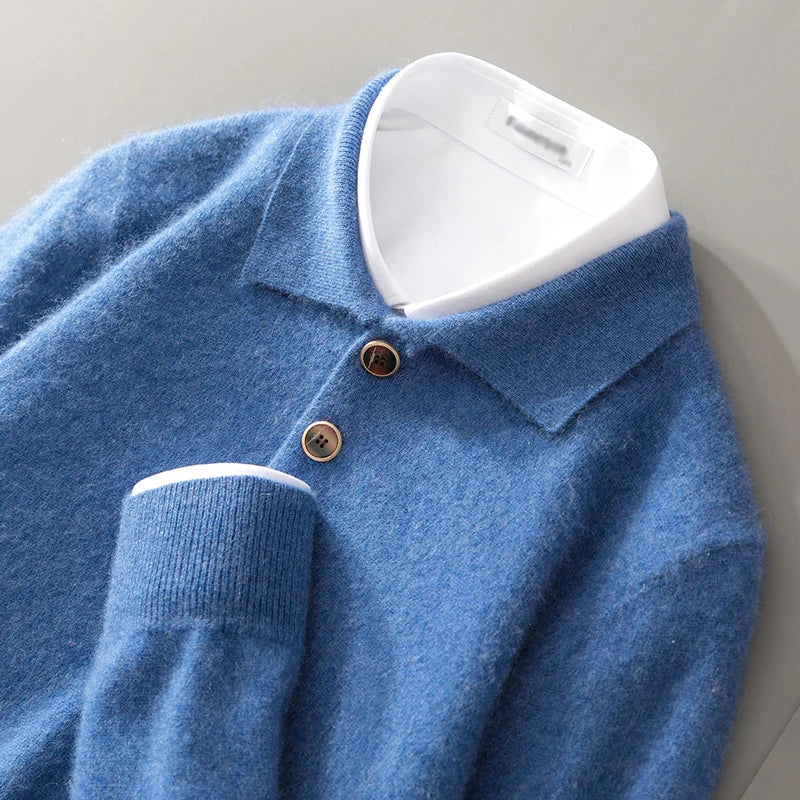 Belford | Cashmere Polo Sweater