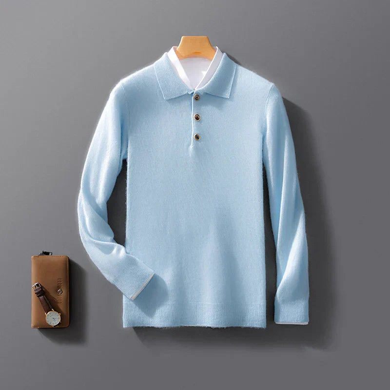 Belford | Cashmere Polo Sweater