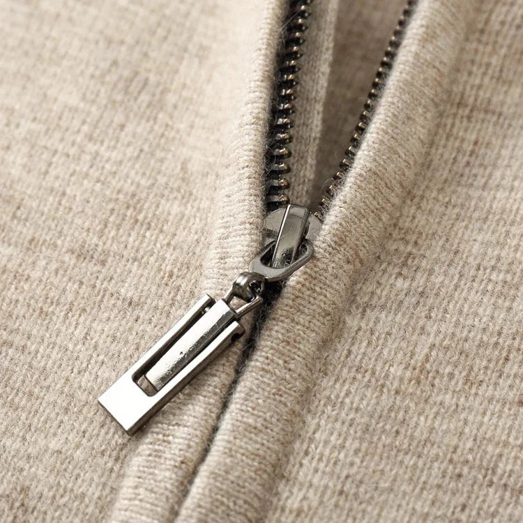 Caruso | Cashmere Zip Hoodie