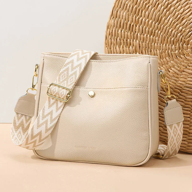 Juliet | Finsydd Läder Axelväska